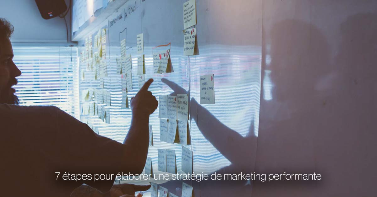 7 étapes pour élaborer une stratégie de marketing performante