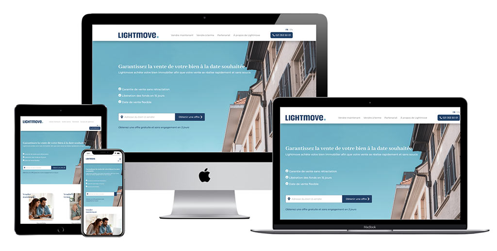 Lightmove website creation Geneva