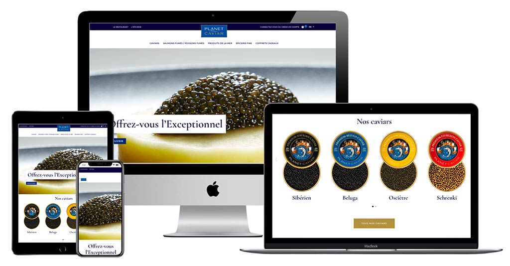planet caviar creation de site internet geneve
