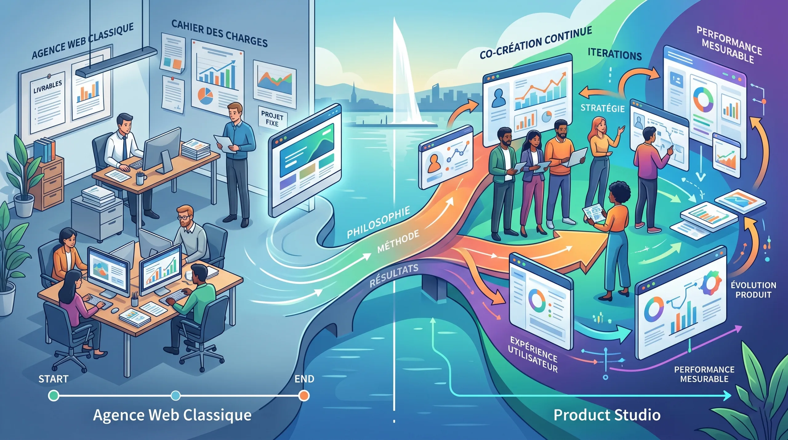 Product Studio vs Agence web : pourquoi la distinction change tout pour votre projet