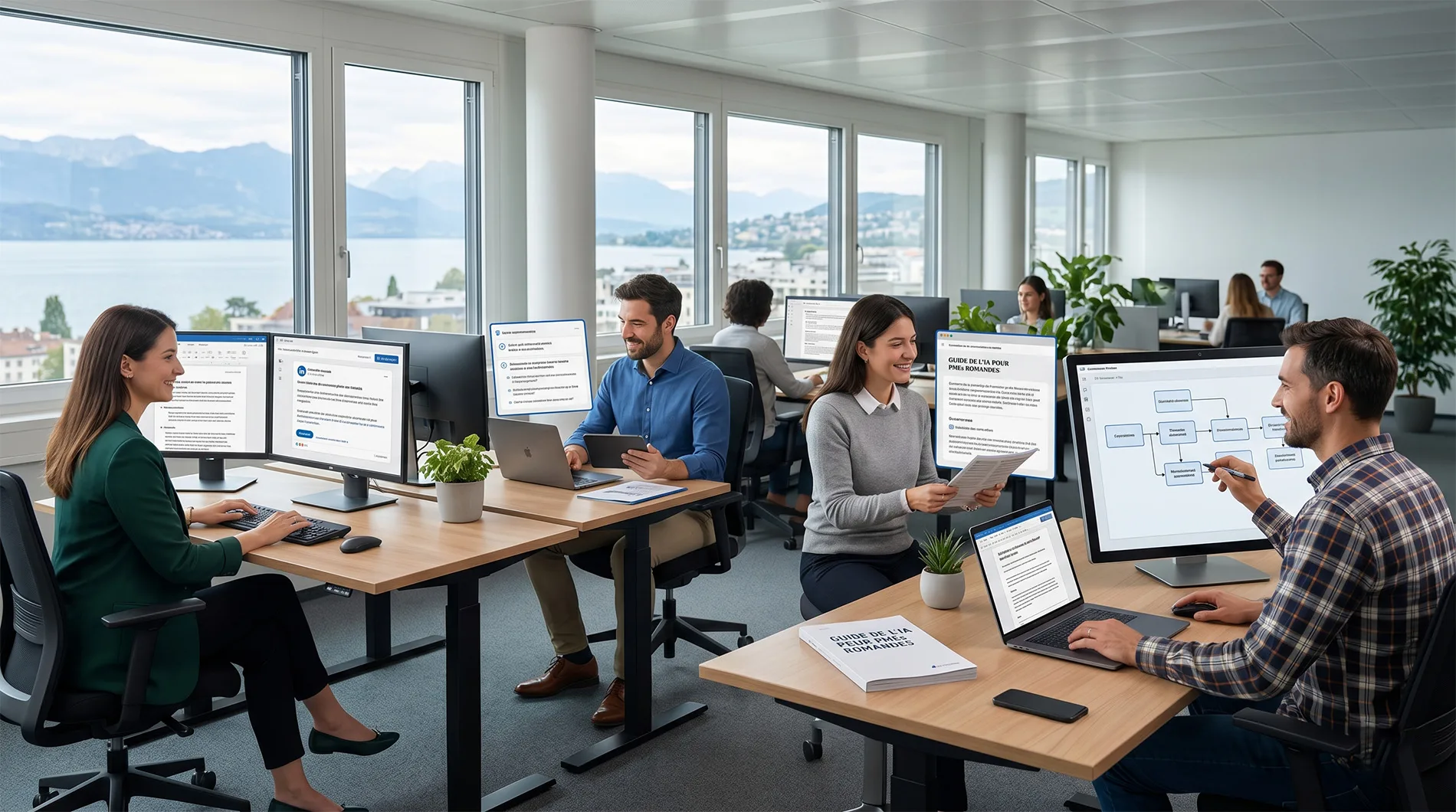 IA et PMEs romandes : ce que vos équipes peuvent faire concrètement dès demain