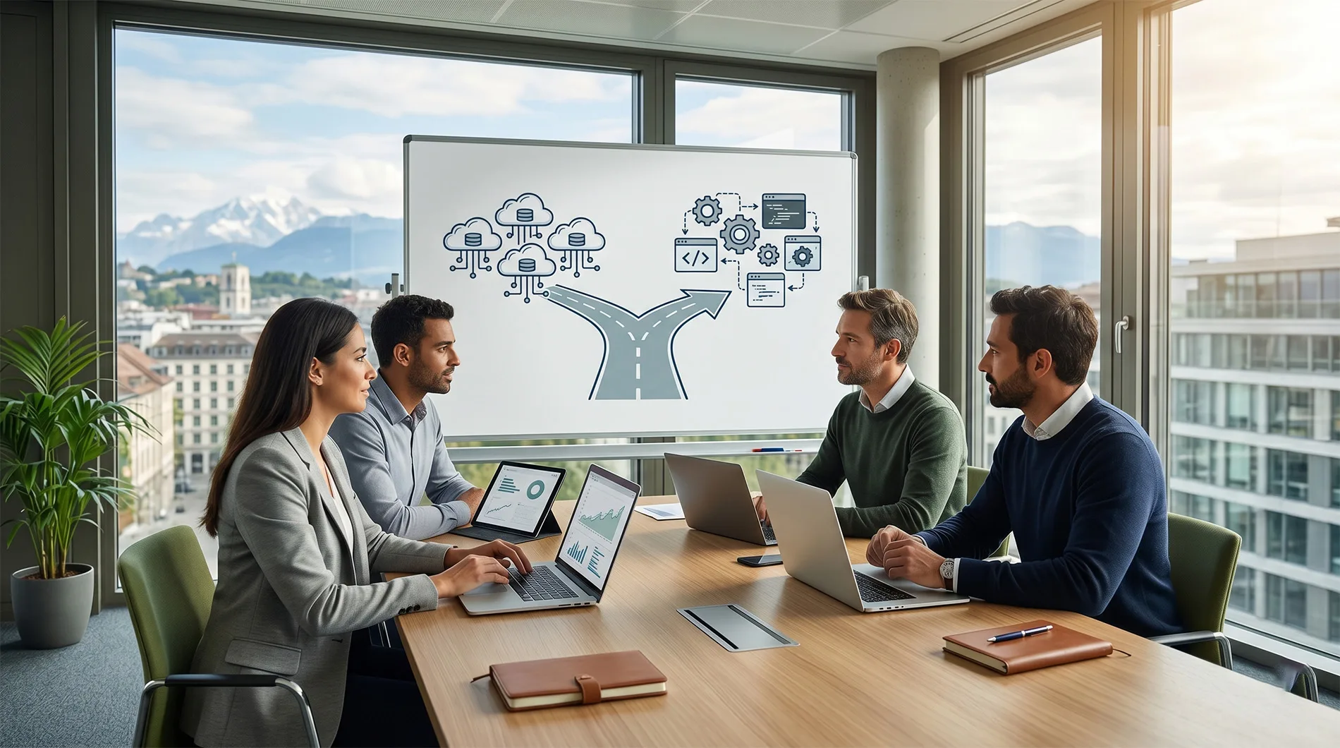 SaaS ou Sur Mesure ? Guide Décision Entreprises Romandes