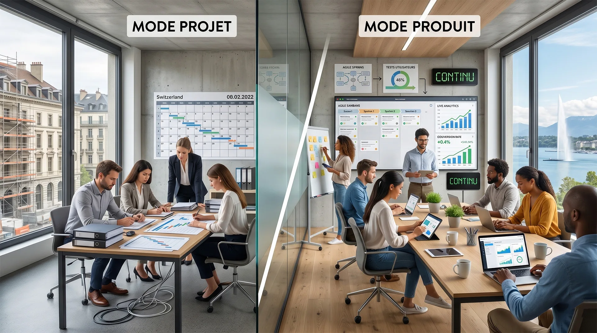 Mode Projet vs Mode Produit : pourquoi la distinction change tout pour votre transformation digitale
